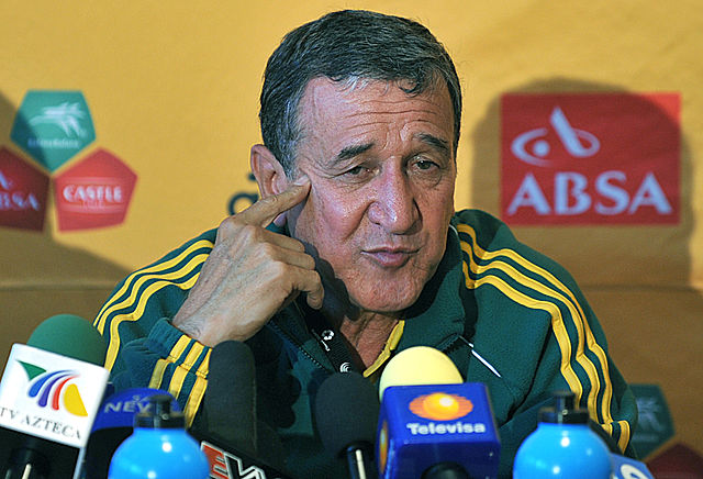Parreira as manager of South Africa in 2010