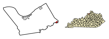 Fichier:Carroll_County_Kentucky_Incorporated_and_Unincorporated_areas_Sanders_Highlighted_2168358.svg