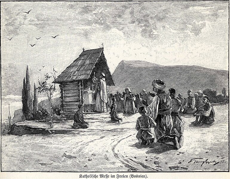 File:Catholic mass in Bosnia, illustration, 1901.jpg