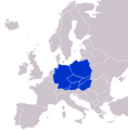 The map of Central Europe according to the University of Texas at Austin and the University of North Carolina at Charlotte[135]