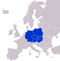 The map of Central Europe according to the University of Texas at Austin and the University of North Carolina at Charlotte[79]