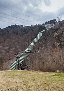 The six penstocks