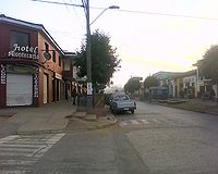 2010'da Pichilemu şehir merkezi