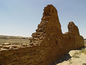 Chaco Wall, Chaco Culture National Historic Park, NM