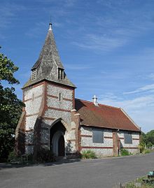 The privately run Brighton and Preston Cemetery, opened in 1886, has its own mortuary chapel--a spire-topped building of red brick and knapped flint. Chapel at Brighton and Preston Cemetery, Hartington Road, Brighton.JPG