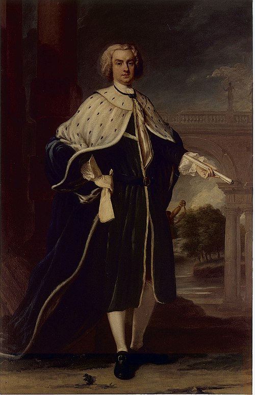 Calvert's father, Charles Calvert, 5th Baron Baltimore.