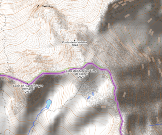 Carte topographique.