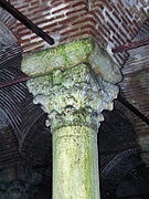 Acanthusblad op kapiteel (Basilica Cisterne Istanboel)