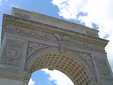 Close-up of the Washington Square Arch Closeup washarch.jpg