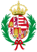 Escudo de la reina Mariana de Austria (1649 - 1665)