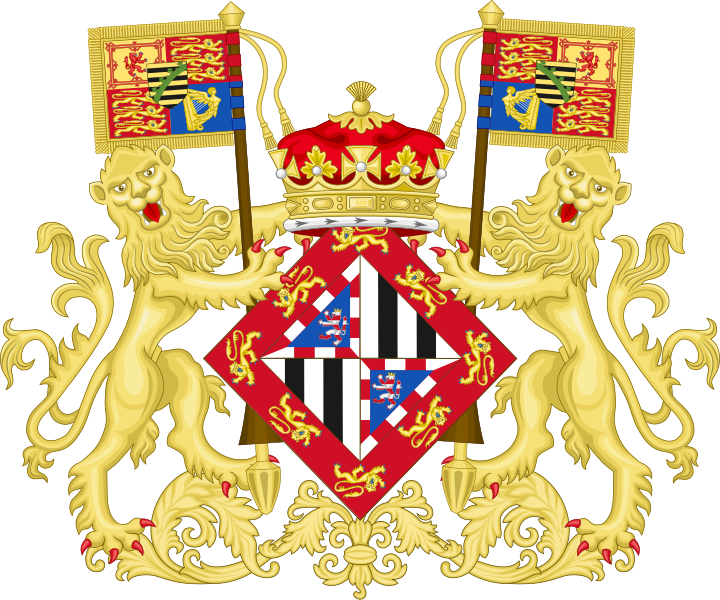 File:Coat of Arms of Princess Victoria Eugenie of Battenberg (Before 1906).svg