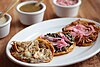 ''Cochinita pibil'', a traditional meal of slow-roasted pork served in tortillas