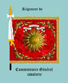 drapeau du régiment du Commissaire Général, avers