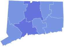 Connecticut Attorney General Election Results by County, 1958.svg