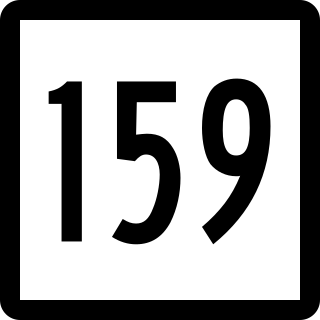 <span class="mw-page-title-main">Route 159 (Connecticut–Massachusetts)</span> Highway in Connecticut and Massachusetts