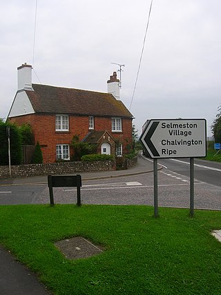 <span class="mw-page-title-main">Selmeston</span> Village in East Sussex, England
