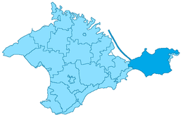 District de Lenino - Carte
