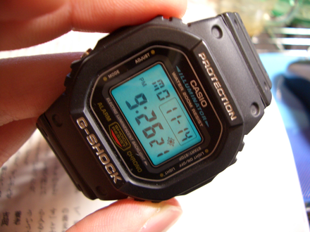 A DW-5600E-1V G-Shock. This was one of the first ILLUMINATOR watches. DW-5600E.png