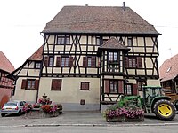 Maison de vigneron, maison Burrus (XVIe-XVIIe), 55 rue du Maréchal Foch