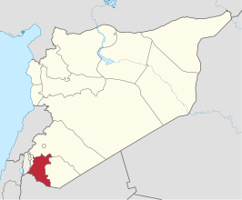 Kaart van Daraa