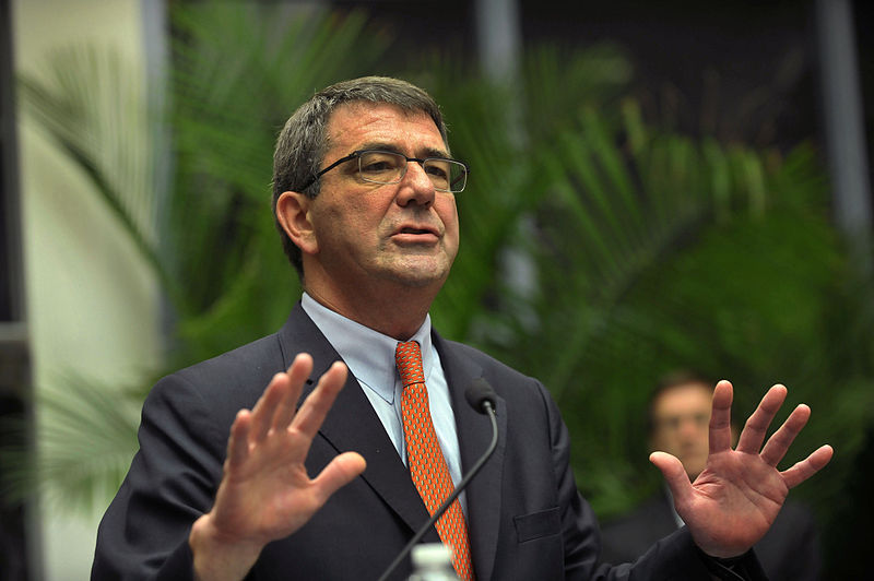 File:Defense.gov News Photo 120618-D-NI589-1470 - Deputy Secretary of Defense Ashton B. Carter addresses employees at Space and Naval Warfare Systems Command Headquarters during a visit to Joint Base.jpg