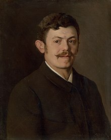Memportreto de Döme Skuteczky en 1887