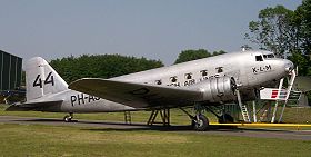 Douglas DC-2 con los colores de KLM.