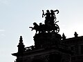 Semperoper, Silhouette der Quadriga