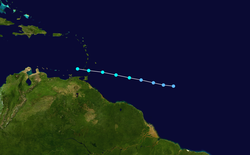 Tropisk Storm Earl Course