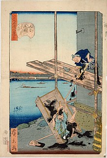 Edo meisho dōke zukushi, Asakusa Onmayagashi by HiroKage.jpg