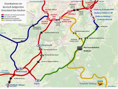 Der Gemmenicher Tunnel im deutsch-belgischen Grenzland