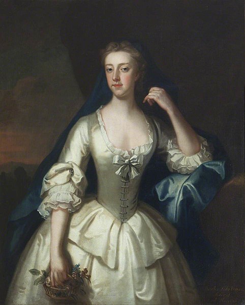 Portrait of his third wife, Martha Harcourt, by Enoch Seeman, c. 1744