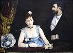 Eva Gonzalès (1849-1883) Een loge in het Théâtre des Italiens (1874) Musée d'Orsay 22-8-2017 17-29-43.JPG