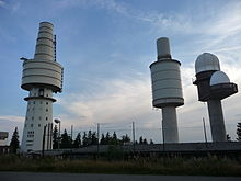 Telecommunication tower on the Hoher Bogen Fernmeldeturm0.JPG