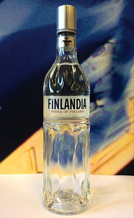 Finnish-grown six-row barley and glacial spring water, Finlandia Vodka