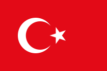 Vlag van  Turkye