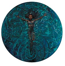 'Floating Spirit', oil on canvas by John Busuttil Leaver, 2008 Floating Spirit by John Busuttil Leaver.jpg