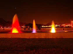 Fountain near Muscut port