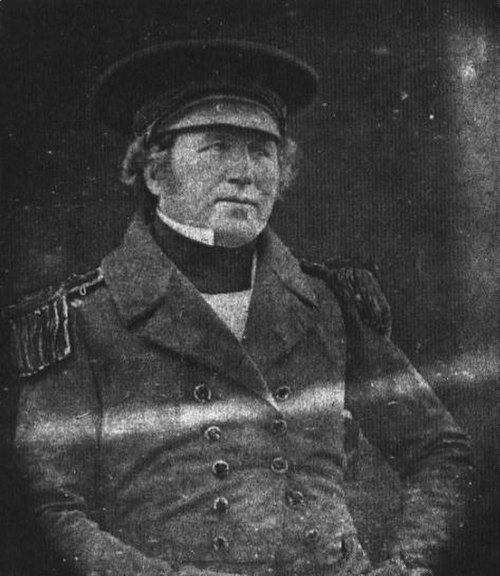 Captain Francis Crozier, executive officer for the expedition, commanded HMS Terror.