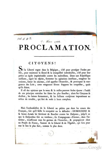 File:Francois-Raymond Duval - Proclamation aux citoyens de la Belgique contre l'Autriche, 1793.djvu