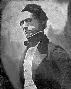 Theodore Frelinghuysen, President Of NYU in 1839. Daguerreotype by Dr John William Draper 1839.