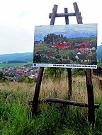 Świt, Kraj preszowski, Słowacja - Widok na miast