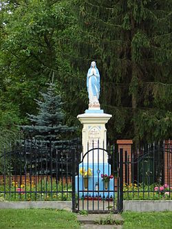 Statue der Jungfrau Maria, erbaut 1908.