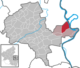 Gimbsheim - Carte