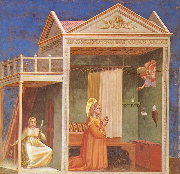 Tiedosto:Giotto - Scrovegni - -03- - Annunciation to St Anne.jpg