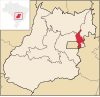 Location of Formosa in Goiás