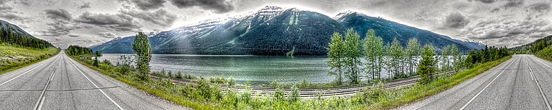 File:Google Street View - Pan-American Trek - Yellowhead Highway, Moose Lake - Flickr - kevin dooley.jpg