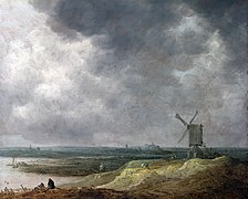 A Windmill by a River (1642), oil on panel, 29,4 x 36,3 cm., National Gallery