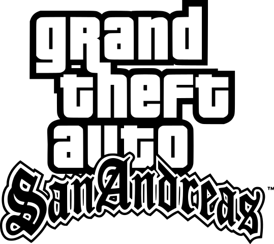 Archivo:Grand Theft Auto San Andreas logo.svg Wikipedia, la enciclopedia libre