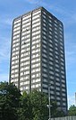 A tower block on the Kensington West Estate in 2009.